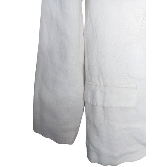 ANINE BING Linen Front Button Quinn Blazer - Picture 11 of 15